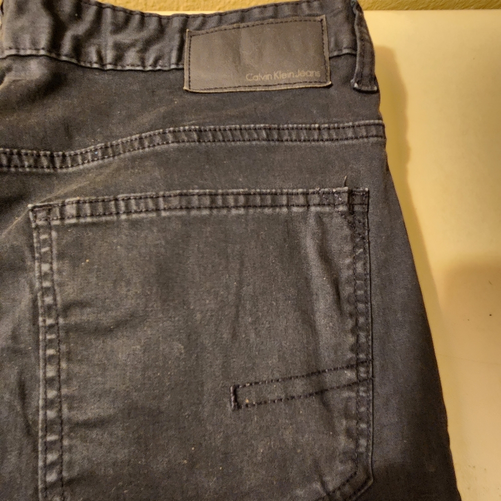 Calvin klein, never wor. ,36/32 straight led jeans